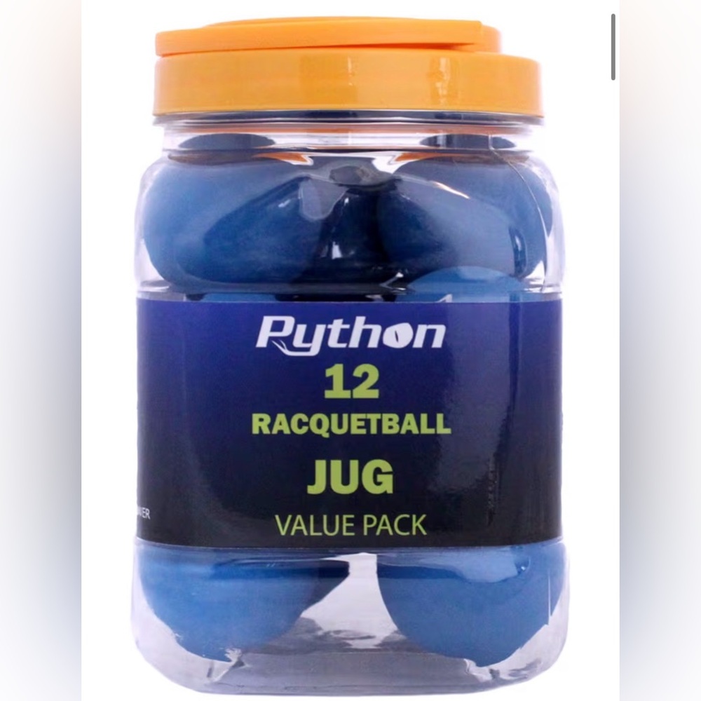Python Raquetballs hi-viz pack of 10+2 Penn NEW, pack open.